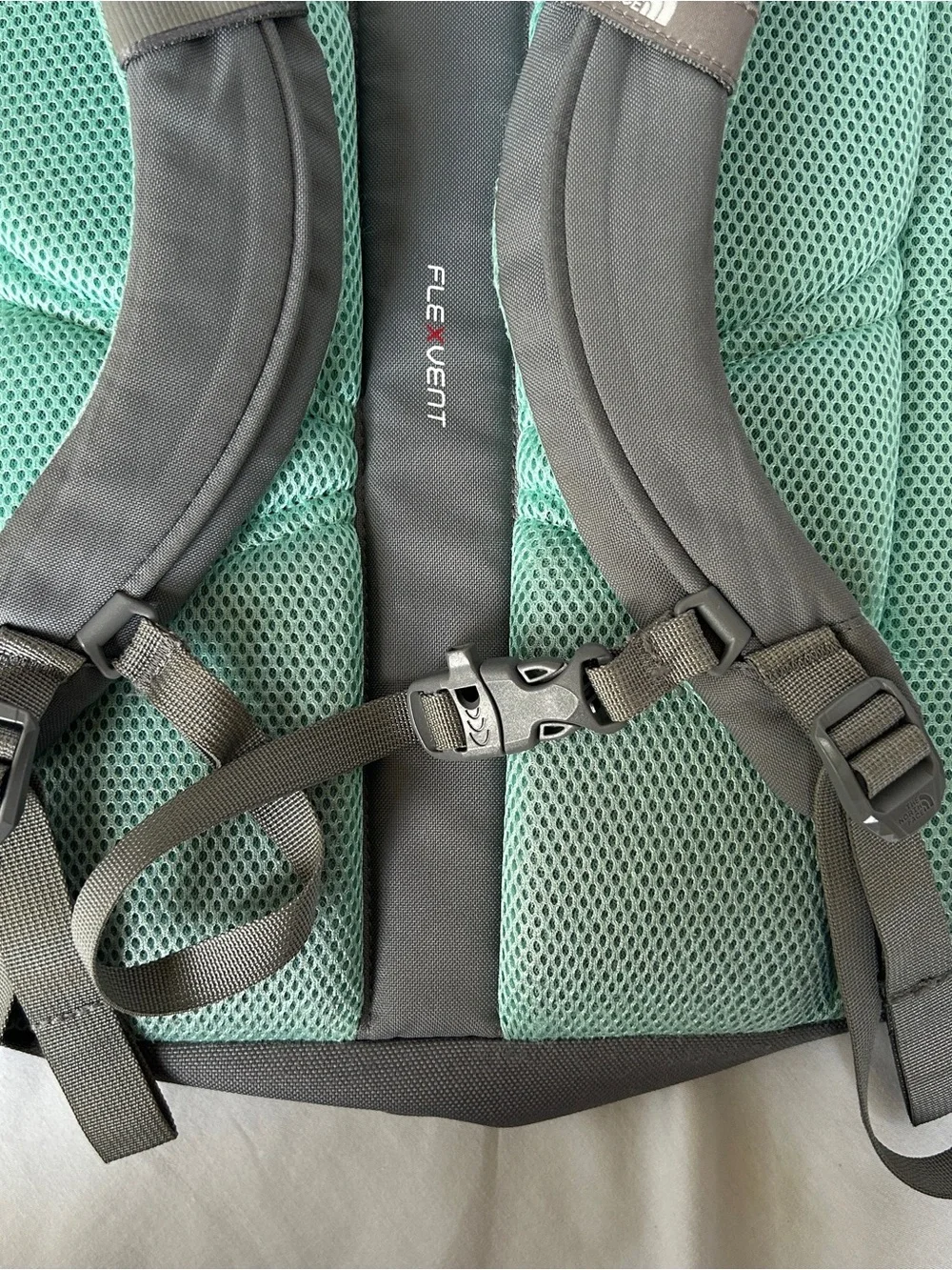 Mint green The North Face Jester backpack